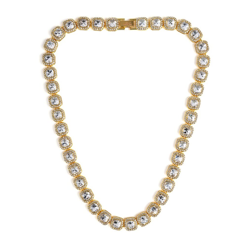 Gold Men's Iced out Cuban Chain Necklace